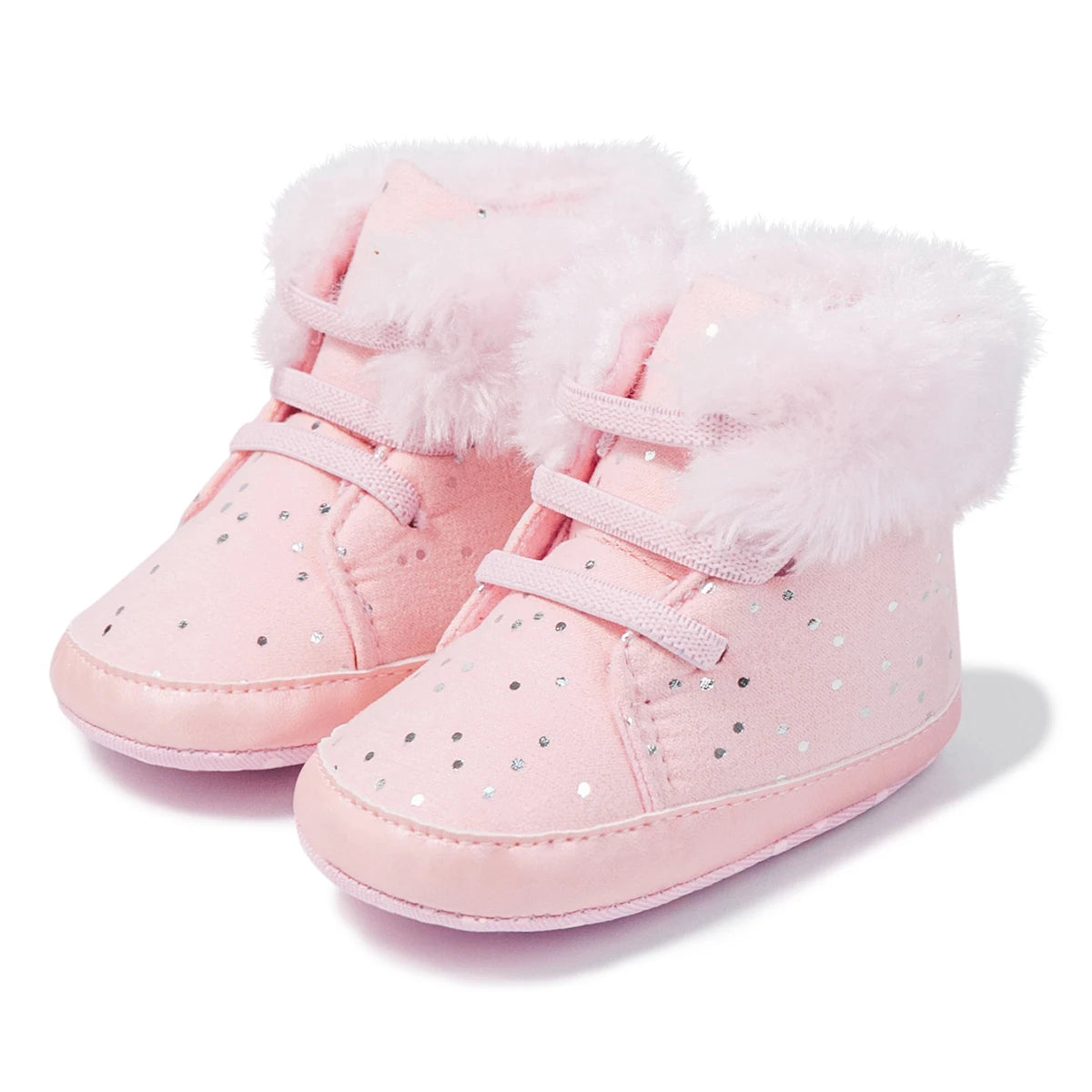 Winter New Baby Boy Girl Boots Cotton Soft-Sole Non-Slip Warm Toddler First Walkers Infant Crib Shoes