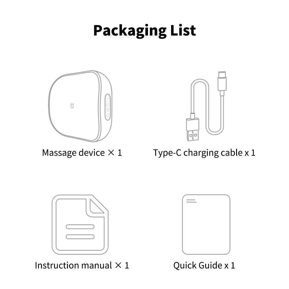 Xiaomi Mijia Smart Waist Massager Back Massager Hot Compress Shoulder and Neck Massage ulti-gear Adjustment MiHome APP Control