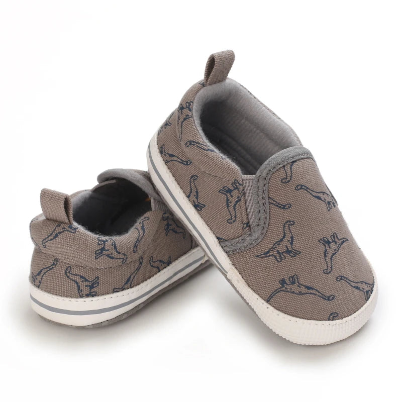 New Baby Boys Casual Canvas Shoes with Cotton Non slip Soft Sole for Infants and Toddlers The First Walking Shoe for Children