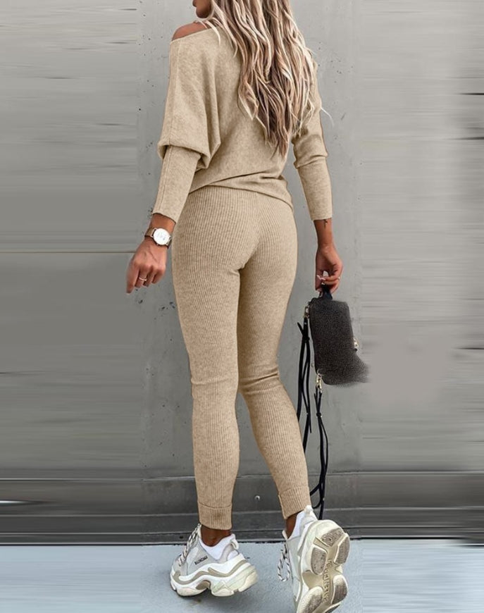 Women's Sports Suits 2025 Autumn Winter Latest Marketing Solid Thick Long Sleeved Zipper Sweatshirt Pants Set Two Piece Set