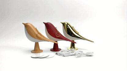 1pc of Bird Touch Lights Suitable for Bedrooms, Dimmable Cordless Bird Night Lights, USB Rechargeable Touch Sensor Control Table, And Table Lamp with Aroma Diffuser Function