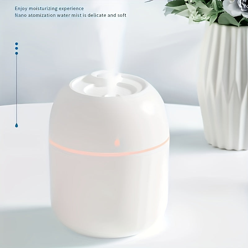 Portable Mini Humidifier - Cool Mist Aroma Diffuser For Car, Office, Bedroom, Travel, Back To School - Creative Holiday Gifts