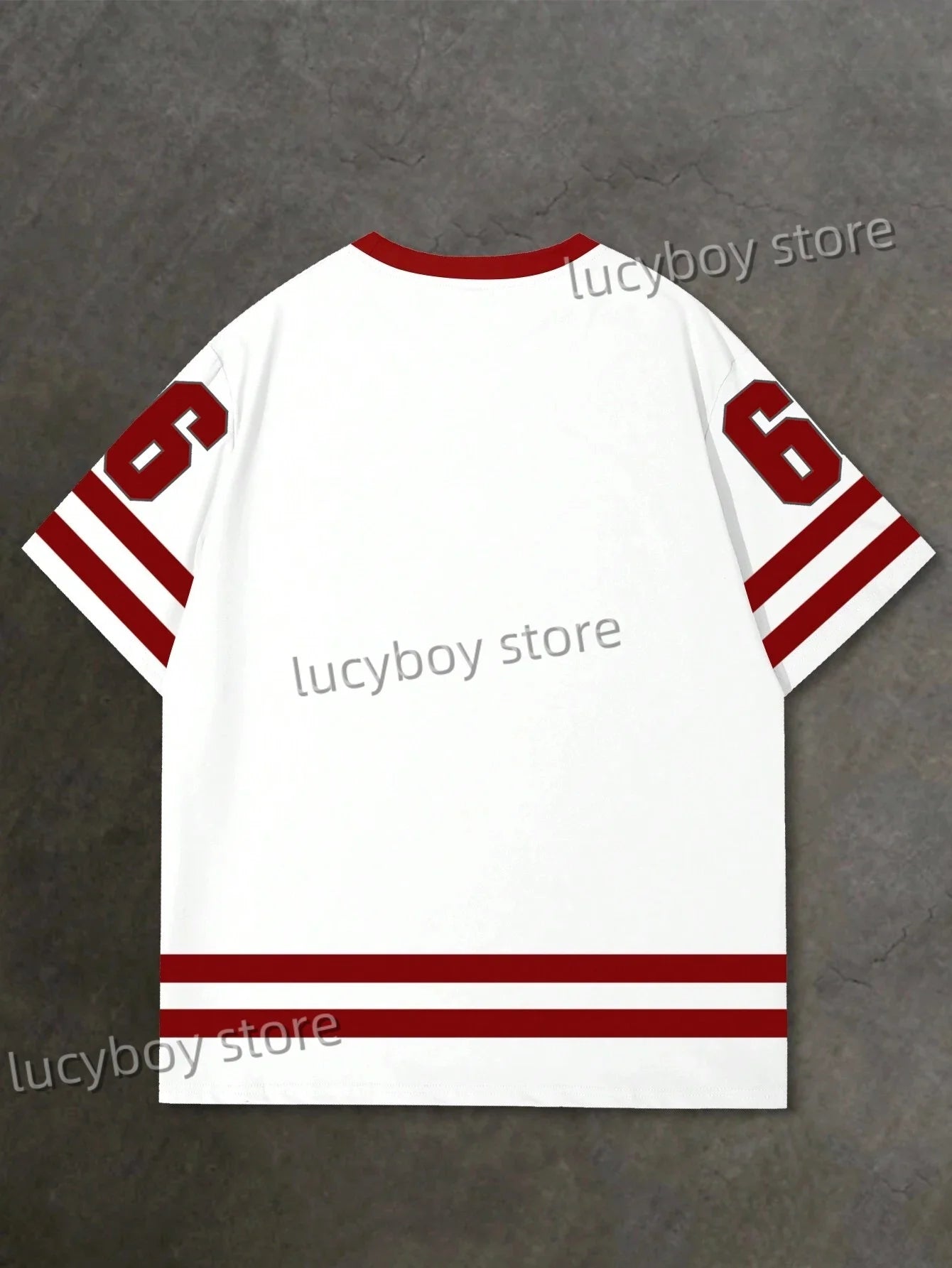 Men's 3D Numbers Printed Short Sleeve T Shirt Man V Neck Sportwear Brooklyn Racing Football Tee Vintage Casual Tops Men Clothes