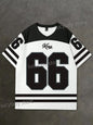 Men's 3D Numbers Printed Short Sleeve T Shirt Man V Neck Sportwear Brooklyn Racing Football Tee Vintage Casual Tops Men Clothes