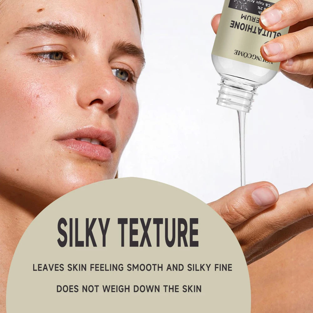 Glutathione Serum for Face for Brightening Skin, Dark Spot Corrector Sensitive Skin Cell Regenerating Lifting Skincare 40ml/60ml