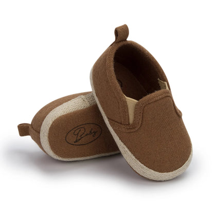 2025 New Baby Shoes Boys Girls Casual Shoes Soft-sole Non-slip PU Leather Cotton Infant First Walkers Crib 4-colors Newborn