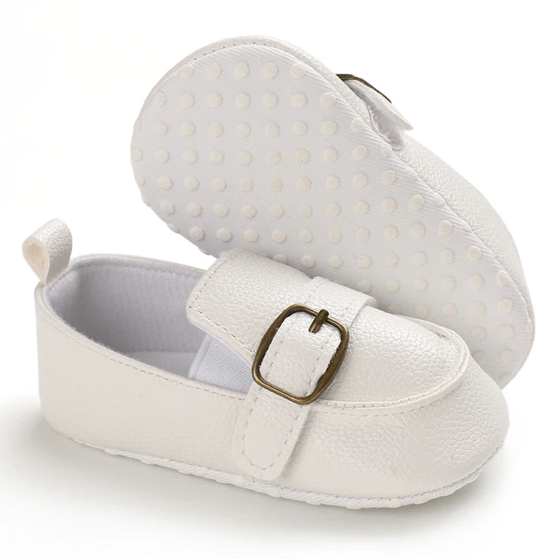 0-18M Baptism Newborn Baby Pre walker Girls Boys Casual Shoes Leather Non-Slip Soft-Sole Infant Toddler First Walkers