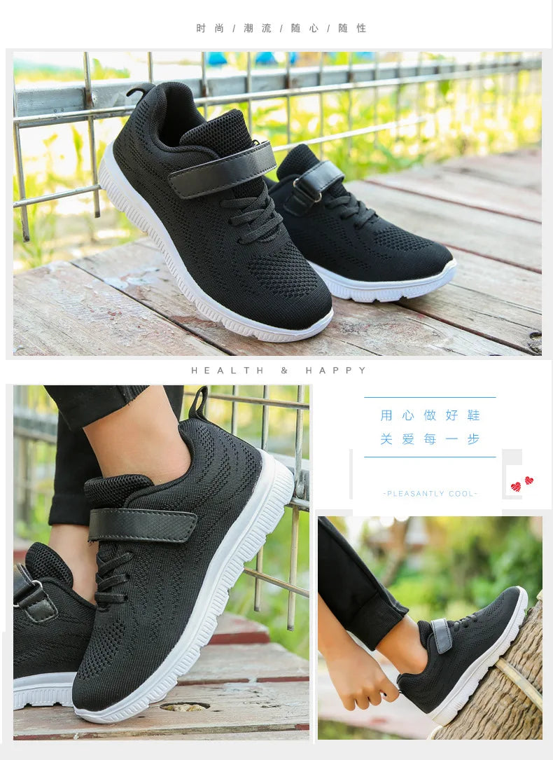 UncleJerry Children Summer Shoes for Boys and Girls Casual Sneakers with Comfortable Sole Supper Lightweight Kids Running Shoes