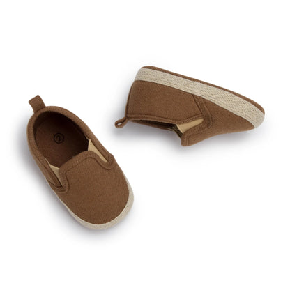 2025 New Baby Shoes Boys Girls Casual Shoes Soft-sole Non-slip PU Leather Cotton Infant First Walkers Crib 4-colors Newborn