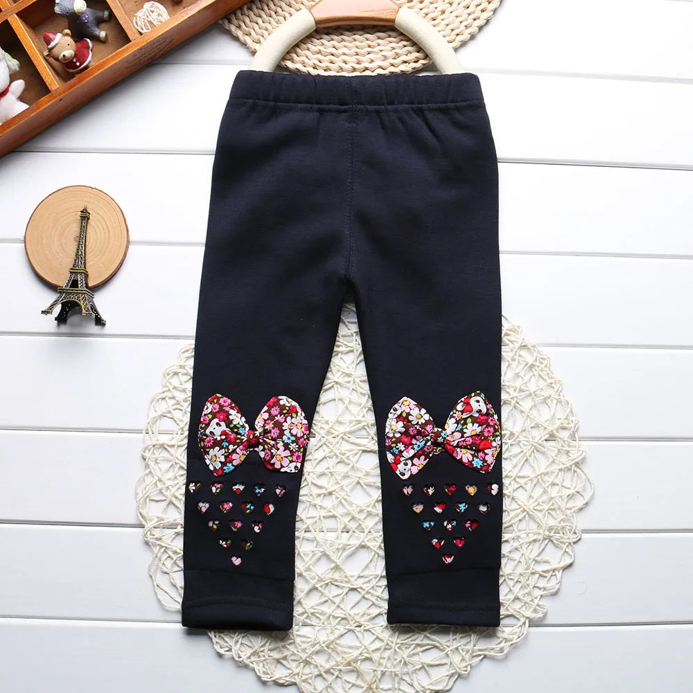 Sale Baby Girls Winter Leggings Children Plus Velvet Pants Thicken Warm Long Trousers for Kids Skinny Pencil Pants 0-3 Year
