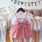 New Baby Girl Dress Summer Newborn Baby Clothes Patchwork Princess Mesh Dress For Girl 1 Year Birthday Infant Baptism Clothing