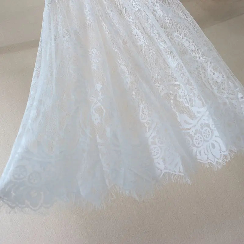 Hot Summer Women Lace Skirts  Fashion Solid Casual Mesh Tulle Skirt Hollow Out Short Pencil Elegant Elastic Black White Skirt
