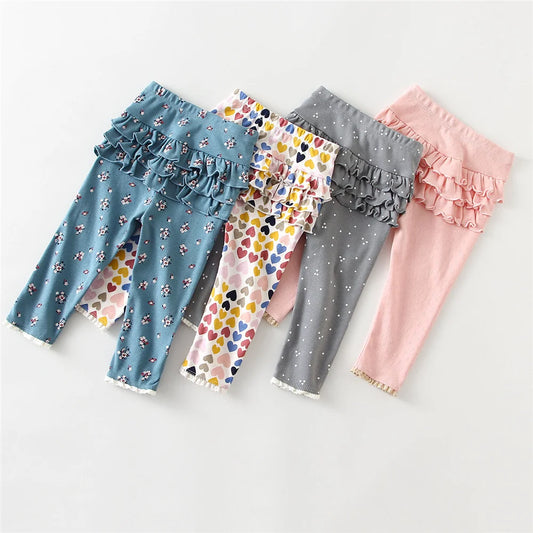 Baby Girls Leggings Cotton Big PP Pants Spring Summer Newborn Girl Pants Fashion High Quality Kids Trousers Baby Girls Pants