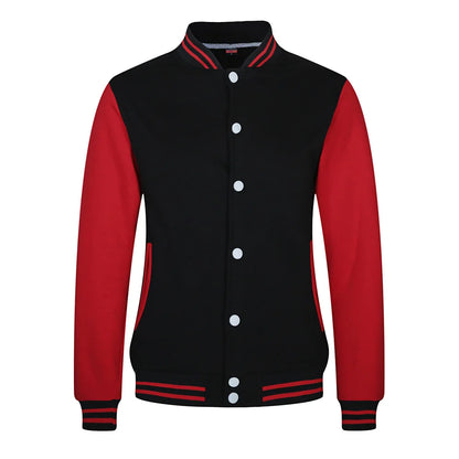 Baseball Jackets Men New Fashion Design Slim Fit College Varsity Coat Women's Jacket Support Custom Print Photo/Text