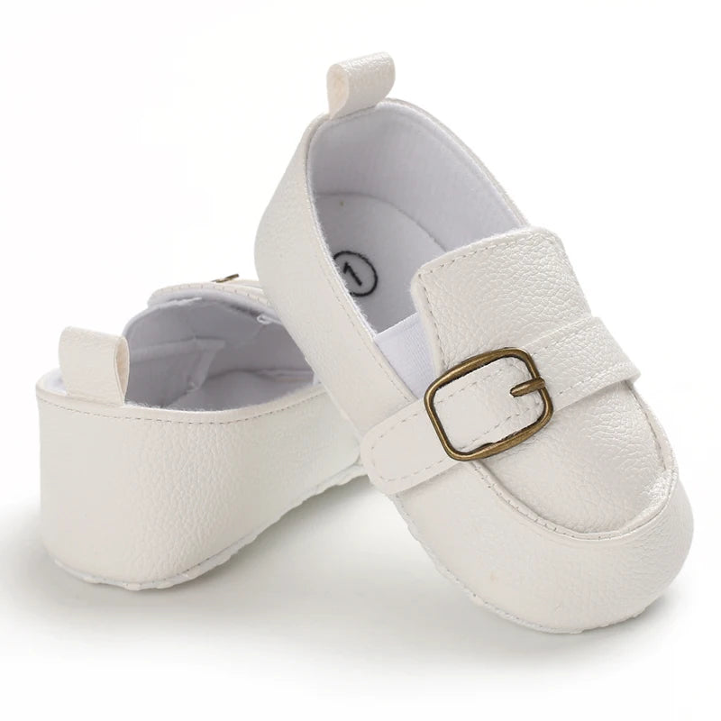 0-18M Baptism Newborn Baby Pre walker Girls Boys Casual Shoes Leather Non-Slip Soft-Sole Infant Toddler First Walkers