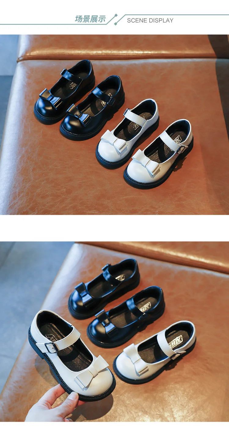 Children Shoes Kids Casual Shoes for Big Girls Kindergarten School Students Performance Shoes Bow-knot Soft 2022 Spring Autumn