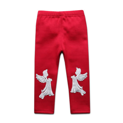 Sale Baby Girls Winter Leggings Children Plus Velvet Pants Thicken Warm Long Trousers for Kids Skinny Pencil Pants 0-3 Year