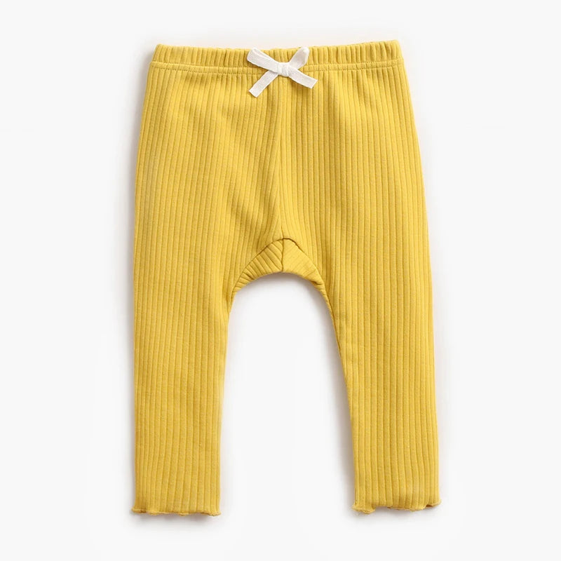 Lawadka Spring Newborn Baby Girls Pants Casual Leggings Fashion Kids PP Pants For Girls Toddler Baby Long Trousers Children Soft