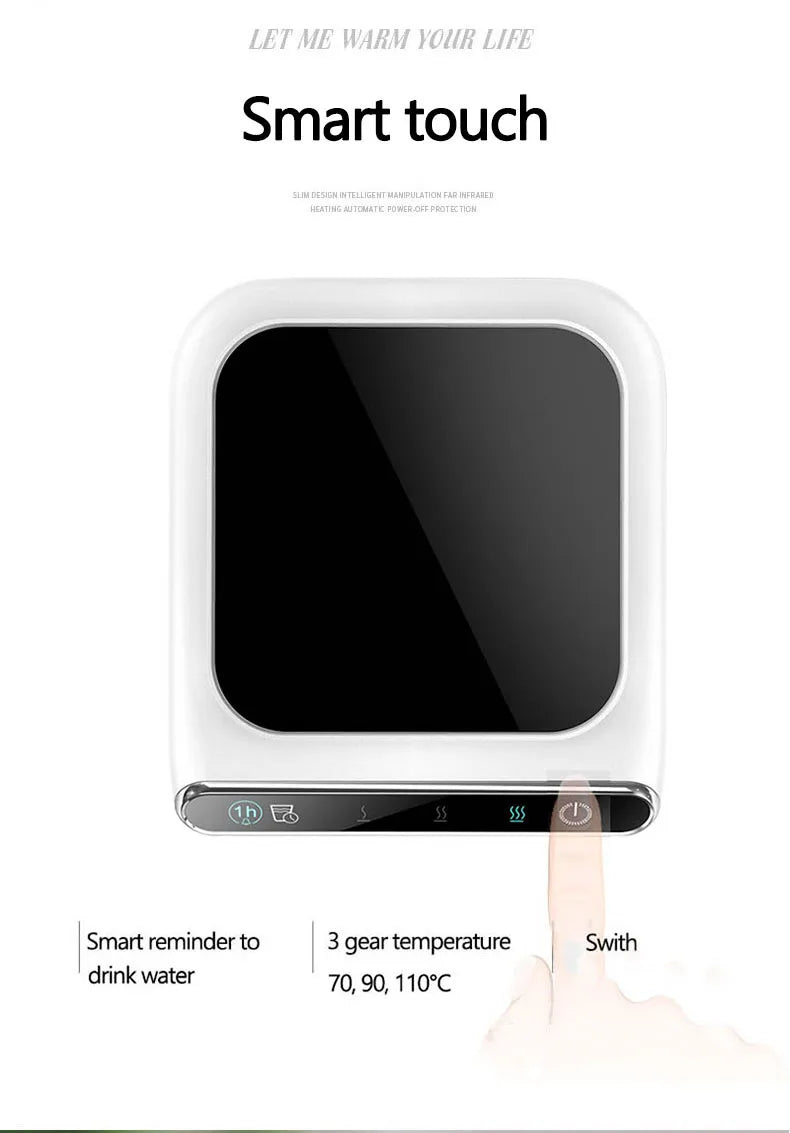 5V Cup Smart  USB Heated Mug Coaster Cup Heater Taza Calienta Agua Thermostatic Cup Mat Pad Oficina Hot Milk Coffee Warmer Pad