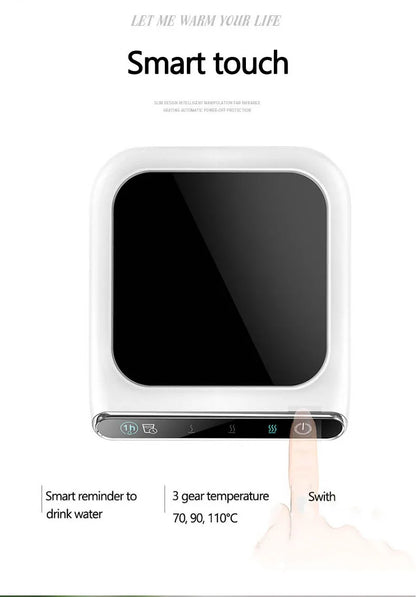 5V Cup Smart  USB Heated Mug Coaster Cup Heater Taza Calienta Agua Thermostatic Cup Mat Pad Oficina Hot Milk Coffee Warmer Pad