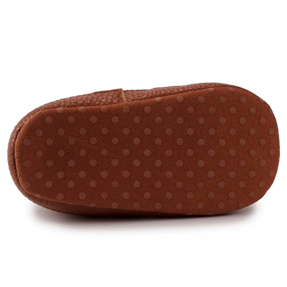 New Baby Shoes Boys Girls Casual Shoes Soft-sole Non-slip PU Leather Cotton Infant First Walkers Crib 4-colors Newborn