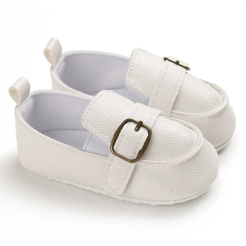 0-18M Baptism Newborn Baby Pre walker Girls Boys Casual Shoes Leather Non-Slip Soft-Sole Infant Toddler First Walkers