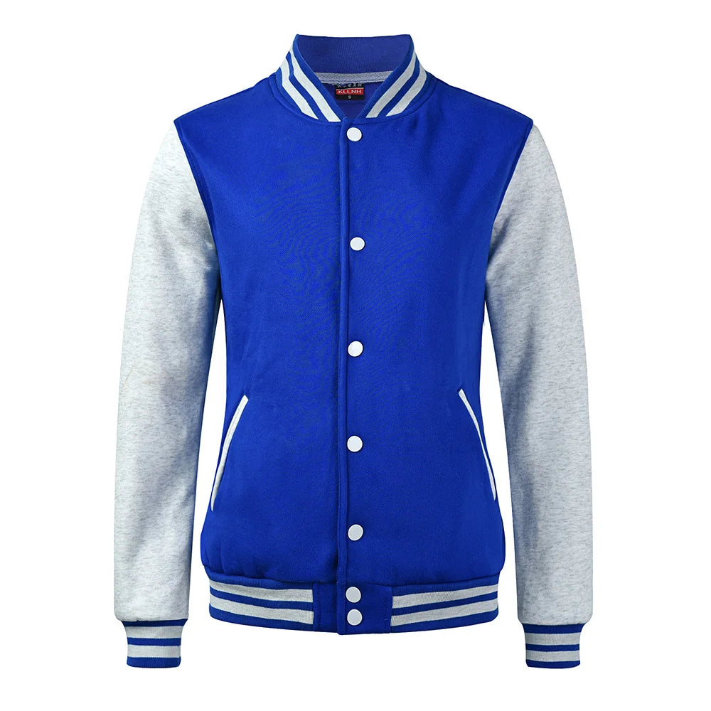 Baseball Jackets Men New Fashion Design Slim Fit College Varsity Coat Women's Jacket Support Custom Print Photo/Text