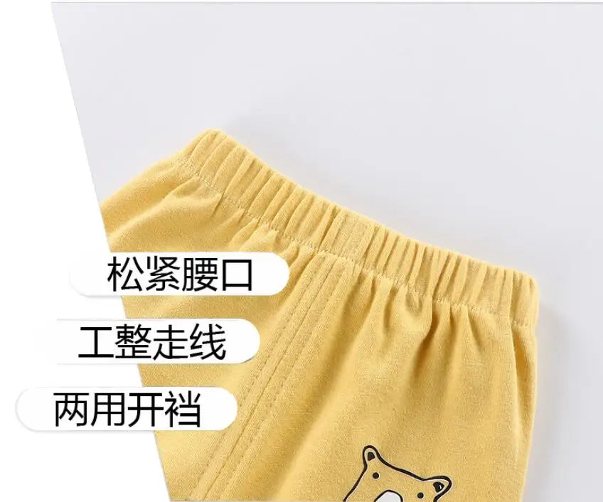 1-5Y Baby Boys Girls Pants Autumn Warm Toddler Infant Long Trousers Cartoon Soft Cotton Kids Children Pants Baby Leggings