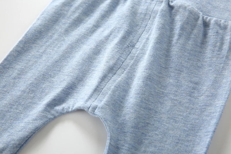 Summer Spring Newborn Baby Boys Girls Cotton High Waist Footed Pants Censual Leggings with Feet  Pajama Trouser Panty hose 0-12m