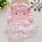 Spring Autumn New Baby Clothing Set Cartoon Cotton Baby Boys Clothing Girls Suit Set 0-3 Year Baby Clothes