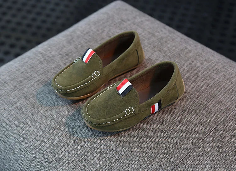 Fashion Soft Boys Shoes Kids Loafers Slip-on Children's Casual Sneakers For Toddler Big Boys 4 Colors Classic Classical Version