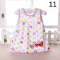 0-24M Newborn Cotton Flower Dresses, Baby Girls Summer Multi Pattern Clothes