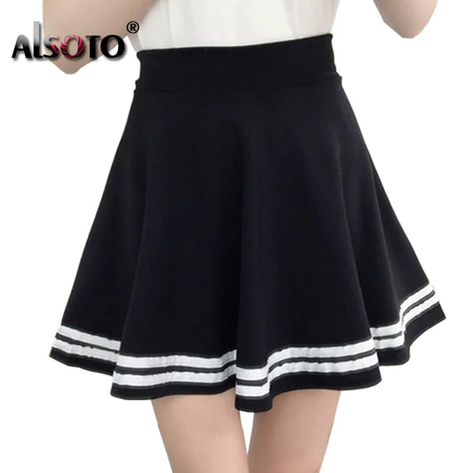 Korean New 2025 Women Skirt Autumn Winter High Waisted falsas Female Saia Pleated falsa Skirts Pleated Skirt