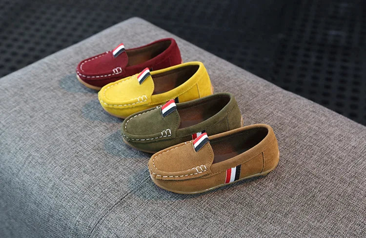 Fashion Soft Boys Shoes Kids Loafers Slip-on Children's Casual Sneakers For Toddler Big Boys 4 Colors Classic Classical Version