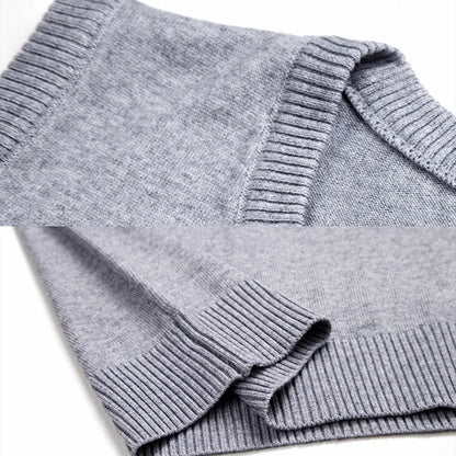 HOT SALES! Men Casual Winter Solid Color V Neck Sleeveless Knitted Woolen Plus Size Vest Knitted Woolen Vest Men Suit Vest