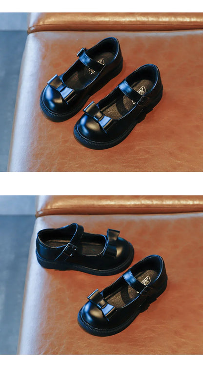 Children Shoes Kids Casual Shoes for Big Girls Kindergarten School Students Performance Shoes Bow-knot Soft 2022 Spring Autumn