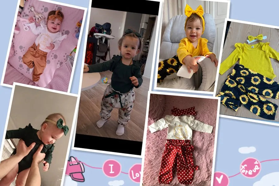 3Pcs Baby Girl Clothes Set Newborn Kids Clothing Children Toddler Girl Clothes Babe Girl Outfits Infant New Born Clothes