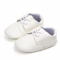 New Baby Shoes Retro Leather Boy Girl Shoes Toddler Rubber Sole Anti-slip First Walkers Newborn Infant Baby Crib Shoes
