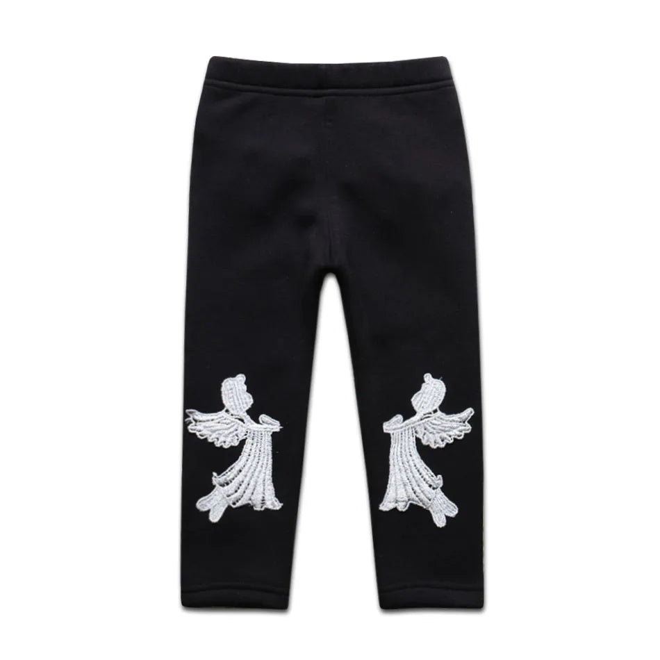 Sale Baby Girls Winter Leggings Children Plus Velvet Pants Thicken Warm Long Trousers for Kids Skinny Pencil Pants 0-3 Year