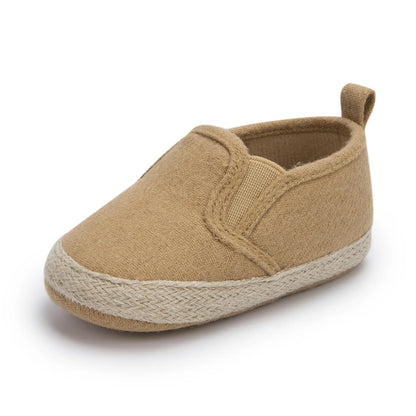 New Baby Shoes Boys Girls Casual Shoes Soft-sole Non-slip PU Leather Cotton Infant First Walkers Crib 4-colors Newborn