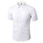 Men's Formal Shirt Long Sleeve Non-Iron Business Slim Fit Korean Work Men White Casual Dress Suit Shirt 2026 Autumn S-5XL