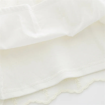 Ruffles Lace Bow Newborn Baby Girl Dress Autumn Long Sleeve Formal Princess Dresses for 1 Year Girls Clothes