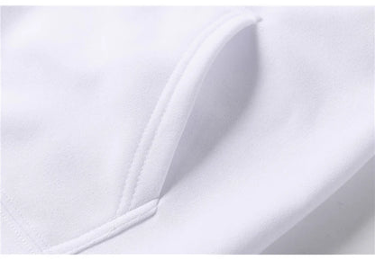 New Men Women Tracksuit Hoodies Casual Solid Color Thick Pullover and Long Pant 2-piece Set Men Autumn Fleece Jogger Sports Suit