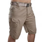 Men Classic Shorts Upgraded Waterproof Quick Dry Multi pocket Short Pants Outdoor Hunting Fishing Military Cargo Shorts