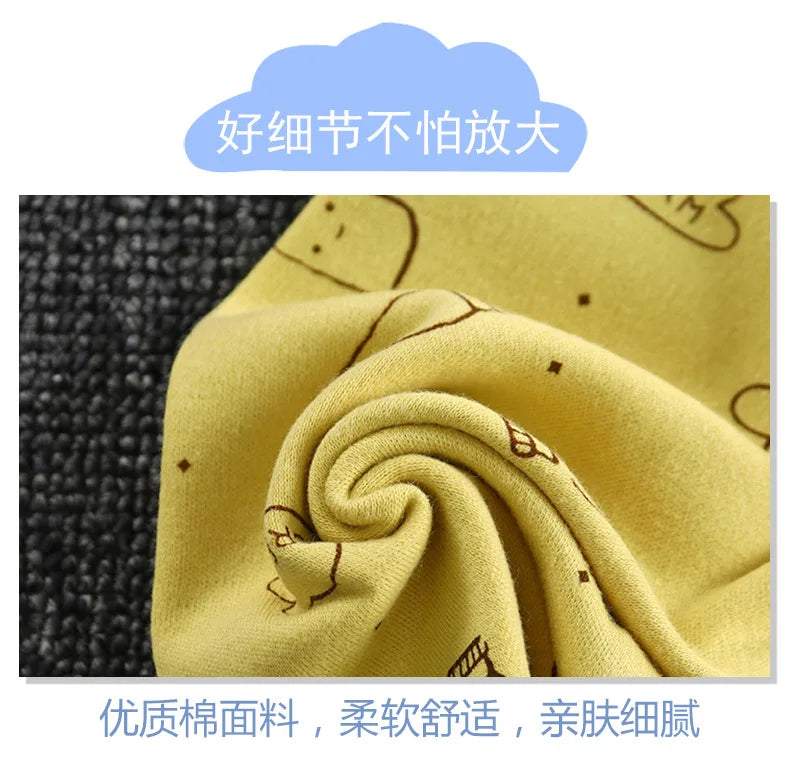 Baby Girls Boys Pants Toddler Bottoming Leggings Children Cotton Cartoon Trousers High Waist 2024 Autumn Newborn Kids Clothing