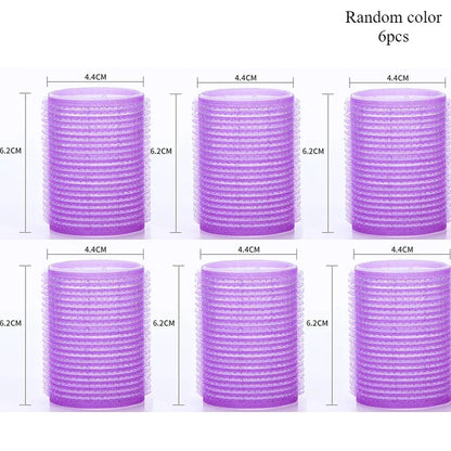 Hair Rollers Self Grip Hook Hair Curlers Heatless Roller Salon Dressing Curlers Jumbo Size Sticky Hair Styling Tools