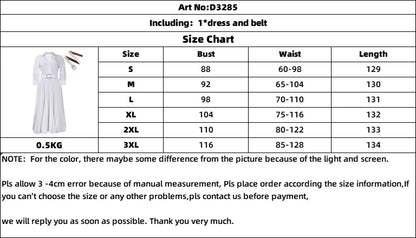 Women's 2025 New Autumn Fashionable Solid Color Large Size Dress Vespids Largos Wedding Dress Elegant Party Dresses For Women