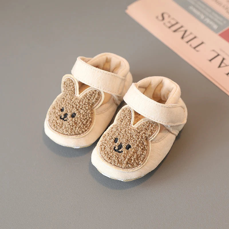 2025 New Toddler Newborn Baby Shoes Boys' Girls' Slippers Pre walker Casual Shoes  Winter Small Animals First Walkers