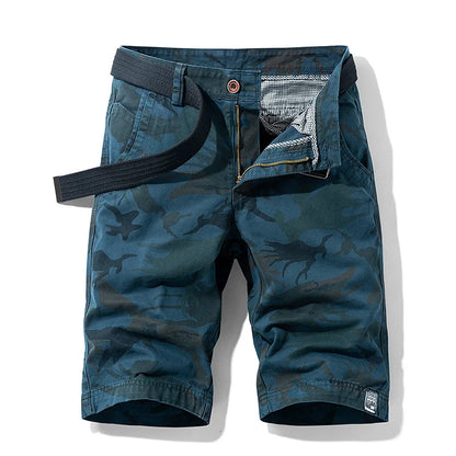 New Summer Men Cargo Camouflage Shorts Men's Cotton Beach Multi Pocket Shorts Man Spring Casual Joggers Shorts Male