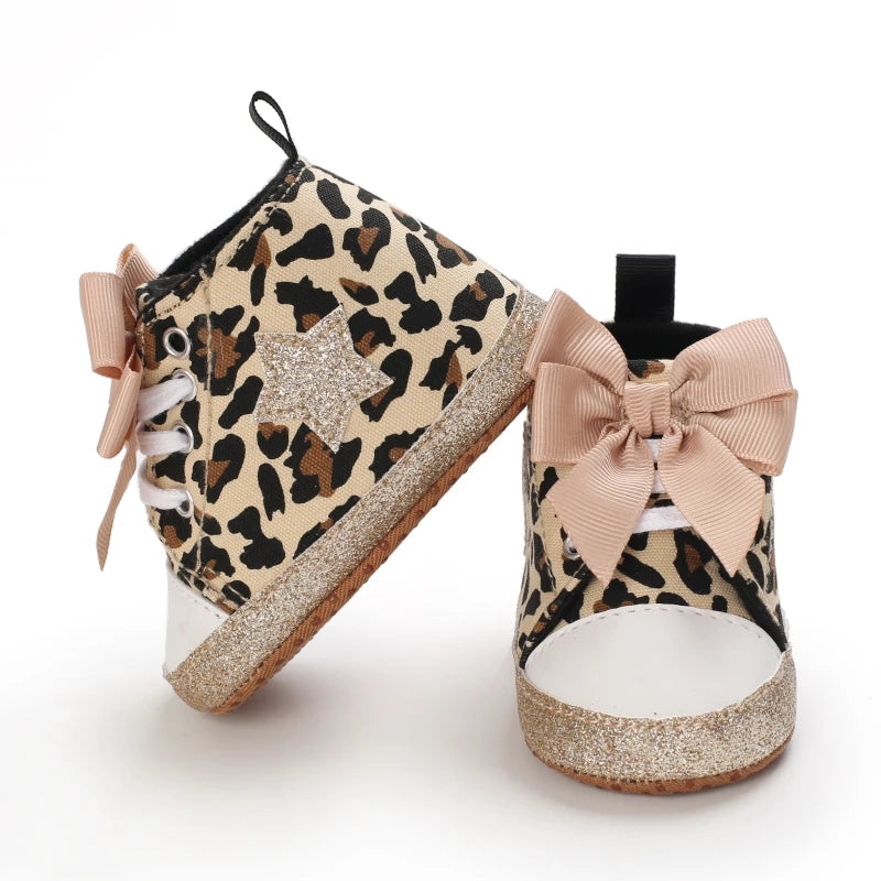 Spring and Autumn Women's Baby Casual Sports Shoes Soft Sole Anti slip Indoor and Outdoor Walking Shoes First Step Walking Shoes